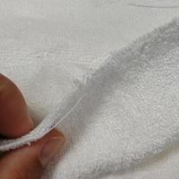 500g/m² umwelt freundlich 70% Bambus faser 30% Bio-Baumwolle ungiftig Kunden spezifische Farbe Weiß Französisch Terry Bad Gesicht Windeln Schuhe