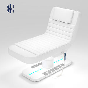 Neue Weiße Fußgesteuerte Elektrische Kosmetikliege mit 3 Motoren, Massageliege mit Stuhlfunktion und anpassbarer Farbe, Gesichtsbehandlungsliege - Product Image 6