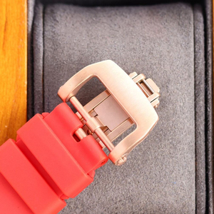 Top 052 <b>Watch</b> White Ceramic Red Skull Tonneau <b>Case</b> Long Range Men's Hip Hop Personalized Mechanical <b>Watch</b> - Product Image 5