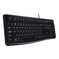 Logitech K120 artı zanaat için 100% orijinal klavye PC TV Laptop için USB arayüzü yeni kauçuk malzeme