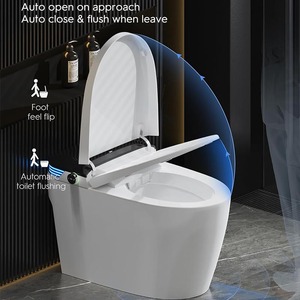 Toilettes intelligentes <span class=keywords><strong>de</strong></span> luxe pour femmes, design moderne, à poser au sol, avec télécommande - Product Image 3