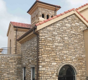 Revestimiento de Pared de Piedra Artificial de PU con Aspecto de Ladrillo de Castillo, Moderno, Ecológico, Impermeable, para Decoración de Paredes Interiores y Exteriores - Product Image 3