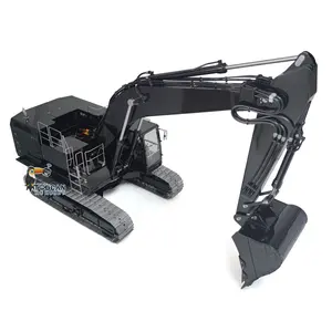 Sale Upgraded Valves LESU 1/14 Metal RC Excavator Hydraulic 374F Engineering Vehicle RTR Painted Toy Gift Thzh1425