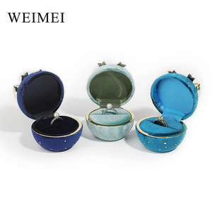 Hotsale New Style Ring Jewellery <b>Box</b> 'jewlery' Valentine <b>Gift</b> <b>Box</b> Luxury Velvet <b>Earring</b> Necklace <b>Earring</b> Ring Jewelry Packaging - Product Image 3