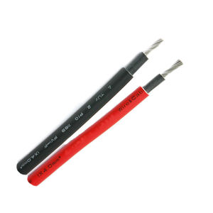 สายไฟฟ้าพลังงานแสงอาทิตย์ H1Z2Z2-K เคลือบดีบุกขนาด1000V 2.5มม. 4มม. 6มม. 10มม. ลวดทองแดง - Product Image 3