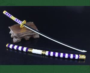 ดาบผีอนิเมะหนึ่งชิ้นดาบคาตานะ II ดาบทอรุโลหะเต็มตัวของเล่นเด็กปลอดภัยเหรียญโลหะผลิตภัณฑ์ของขวัญ - Product Image 5