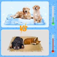 Tapis rafraîchissants pour animaux de compagnie, multi-couches, lavables, respirants, imperméables, avec gel rafraîchissant, pour toutes les races de chiens et autres animaux de compagnie - Vente flash