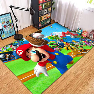 American <span class=keywords><strong>Super</strong></span> <span class=keywords><strong>Mario</strong></span> Cartoon Style Tapis de sol antidérapant Tapis pour chambre d'enfant - Product Image 6