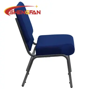 <span class=keywords><strong>Location</strong></span> de coussins rembourrés à poches empilables sièges de chaire de pasteur grenat chaise <span class=keywords><strong>d</strong></span>'église à genoux - Product Image 2