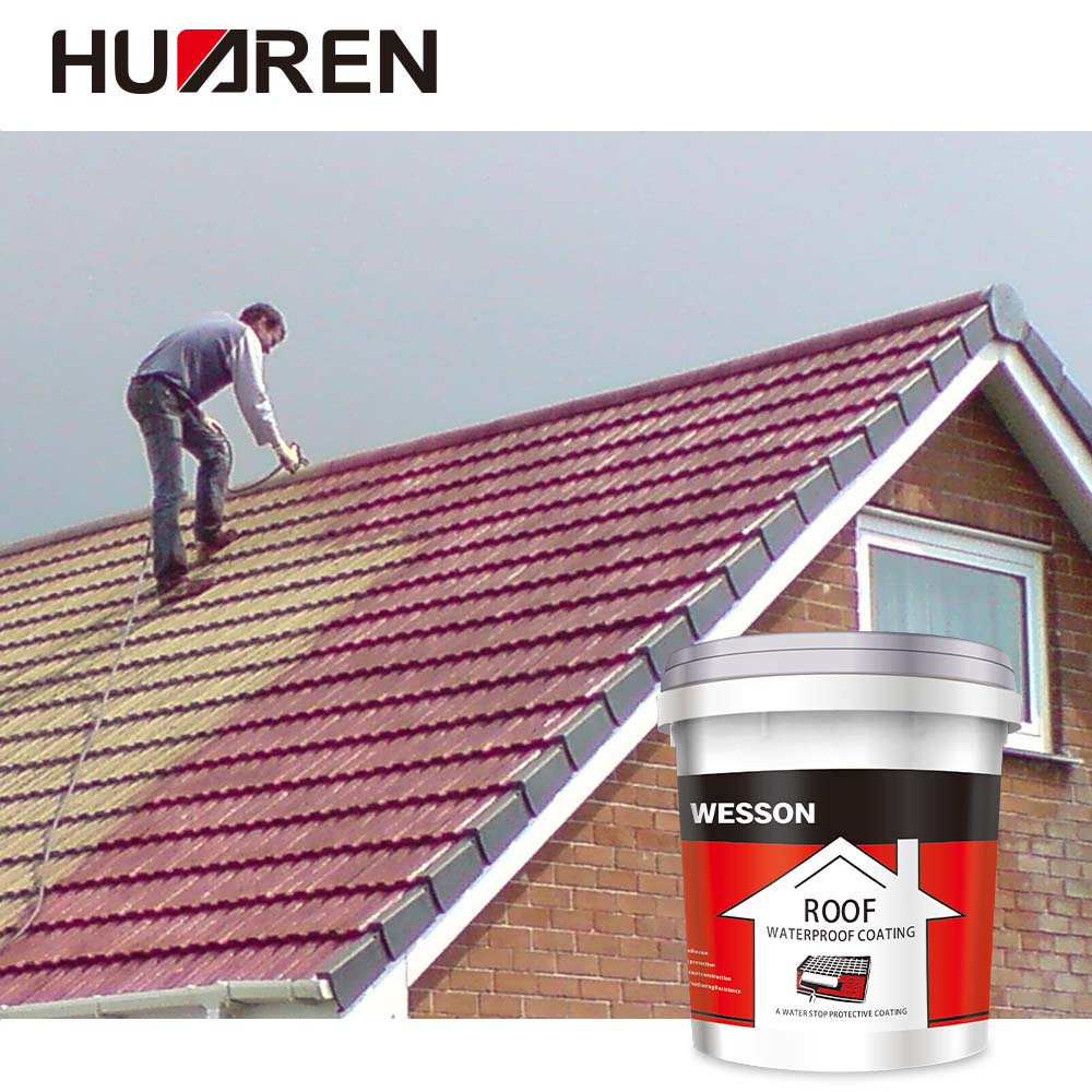 Huaren Waterproof Paint Roofing Rubber K5 Roof Waterproof Coating