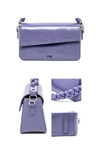 Cadena de suministro global <span class=keywords><strong>Paparazzi</strong></span> personalizado # PA0034 <span class=keywords><strong>moda</strong></span> mango trenzado nuevas mujeres señoras PU cuero bandolera bolso de hombro bolsos - Product Image 3