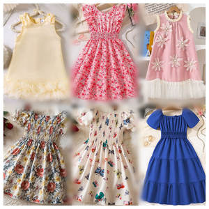 Vestidos algodon hechos A mano Smocking ninas Verano mayoreo, vestidos Bebe Alta calidad Estilo inglaterra mixto - Product Image 2