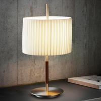 Lampe de Chevet Nordique Minimaliste en Fer, Luminaire Décoratif Postmoderne de Luxe Chaleureux pour Chambre à Coucher, Plissé, pour Showroom