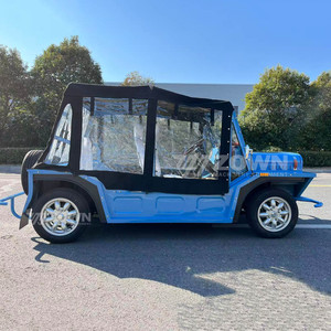 Vehículo Turístico Eléctrico ZOWN Vintage para 4 Pasajeros con Toldo para Transporte en Parques y Resorts - Product Image 3