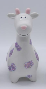 2025 vente chaude 3D peint <span class=keywords><strong>girafe</strong></span> forme céramique <span class=keywords><strong>tirelire</strong></span> décoration intérieure cadeau créatif cochon banque économie vaisselle - Product Image 3