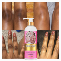 Crème Corporelle Bio 100% AHA Végane et Sans Cruauté Animale à Marque Blanche – Lisse, Exfolie et Éclaircit la Peau Noire