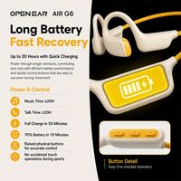 Écouteurs sans fil Bluetooth à conduction osseuse avec suppression active du bruit (ANC), magnétiques, portables, pour jeux, avec fonction FM, et isolation phonique, pour utilisation mobile (collier)