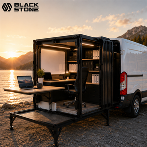Módulo <span class=keywords><strong>de</strong></span> Espacio <span class=keywords><strong>de</strong></span> Trabajo Móvil para Camionetas, Interior <span class=keywords><strong>de</strong></span> Oficina Compacto para Soluciones <span class=keywords><strong>de</strong></span> Trabajo Remoto - Product Image 1