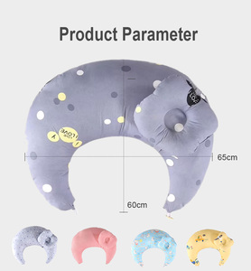 <span class=keywords><strong>Oreiller</strong></span> d'allaitement respirant en coton anti-débordement pour nouveau-né, idéal pour les voyages – Acceptation OEM - Product Image 2