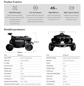 เครื่องตัดหญ้าอัตโนมัติ VORAN พร้อมระบบนำทาง RTK LiDAR สำหรับพื้นที่สาธารณะ รุ่น VR-LM450E RTK - Product Image 4