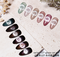 Nouveauté - Échantillon Gratuit - Gel UV Magnétique pour Ongles Effet Œil de Chat Cristal Hema Free 12 Couleurs - Pour Salon de Manucure et DIY