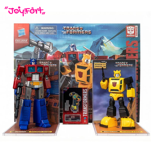 Set de <span class=keywords><strong>Transformers</strong></span> G1 Optimus Prime y <span class=keywords><strong>Bumblebee</strong></span> de Yolopark, Kit de Modelo de 16-20 cm, Figura de Acción Coleccionable para Fanáticos y Niños - Product Image 1
