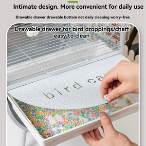 Çin'in En İyi Fabrikası Özel Toptan Satış 2026 Patlama Serisi Damızlık Kuş Kafesleri Papağanlar Kanaryalar Muhabbet Kuşları için Kuşhane - Product Image 4