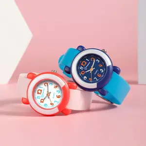 Montre à quartz pour enfants, jolie montre multicolore de dessin animé, vente en gros, offre spéciale, offre spéciale