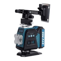 Perceuse à percussion multifonction 21V rechargeable avec batterie au lithium, mandrin à changement rapide, niveau à bulle, kit combiné (boîte en plastique)