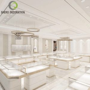 Oferta Especial: Exhibidores de Joyería Redondos con Iluminación LED Moderna, Diseño Innovador, Kioscos de Joyería Personalizados para Centros Comerciales - Product Image 3