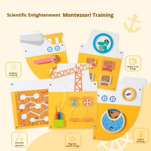 유아 교육 어린이 벽걸이 게임 부모-자녀 상호작용 계몽 교육용 나무 장난감 (4-6세용) - Product Image 6