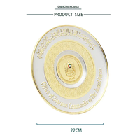 Trophée Usine Conception Cadeau En Métal De Haute Qualité Plaques De Récompense Commémoratives Cadeau Commercial Personnalisé Ornements En Métal