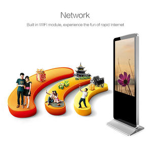 वैकल्पिक 55 65 75 75 85 lcd इनडोर 4k फ्लोर स्टैंडिंग कियोस्क एंड्रॉइड ओ डिजिटल साइनेज विज्ञापन पूर्ण स्क्रीन विज्ञापन वीडियो प्लेयर - Product Image 4