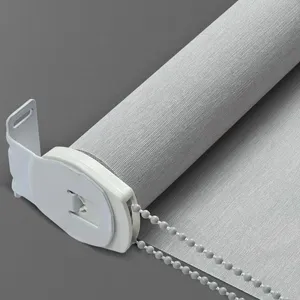 Light Weight Manual Roller Blind Indoor Home Sunshade Fully Blackout Fabric Roller Window Curtains Sun Fabric Roller Curtains
