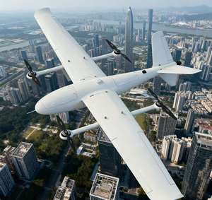 Drone professionnel multifonction sans balais VTOL - 30 minutes de temps de vol, vidéo FHD 1080p pour le sauvetage en cas d'incendie, le largage aérien, le transport - Product Image 3