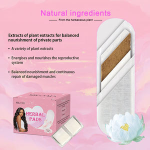 Менструальные прокладки с Йони травяная прокладка травы гигиеническая прокладка Йони натуральная китайская коробка дышащие прокладки для женщин - Product Image 6