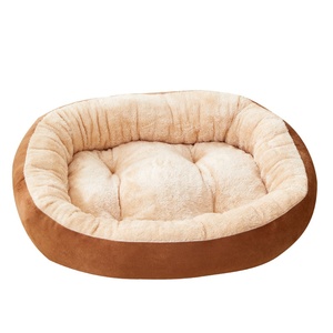 Di morbido morbido cuscino lungo peluche miglior confortevole autunno inverno rotondo letto per animali domestici per prodotti per animali domestici letti per <span class=keywords><strong>gatti</strong></span> accessori - Product Image 3