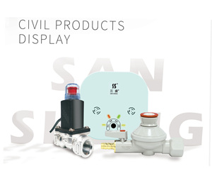 Sıcak satış sivil selenoid vana gaz acil kapatma valfi güvenli cihaz yanıcı gaz dedektörü - Product Image 4