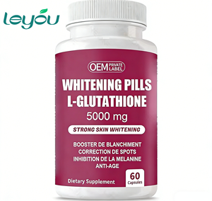 Píldoras Blanqueadoras de L-Glutatión de 5000 mg de Marca Privada OEM, Suplemento Dietético Antienvejecimiento para un Fuerte Blanqueamiento de la Piel - Product Image 1