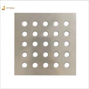 Placa de Acero Inoxidable Perforada EX262, Malla Metálica Perforada, Placas Metálicas con Orificios Pequeños, Decorativas, Estándar JIS, Grosor de 0.5-0.8mm, para Cortinas - Product Image 2