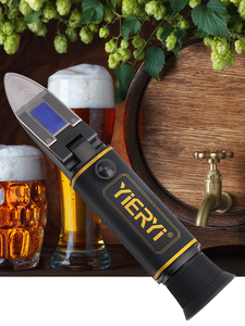 Xách tay yieryi dual-quy mô khúc xạ cho bia và rượu vang sản xuất (trọng lượng riêng 1.000 - 1.120 & Brix 0 - 32%) - Product Image 5