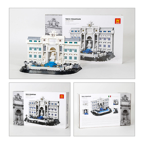 Série d'<span class=keywords><strong>architecture</strong></span> mondiale : Modèle exquis <span class=keywords><strong>de</strong></span> la Fontaine <span class=keywords><strong>de</strong></span> la Fontaine-Carreaux <span class=keywords><strong>de</strong></span> <span class=keywords><strong>Rome</strong></span>, Italie, 650 pièces, blocs <span class=keywords><strong>de</strong></span> construction en plastique ABS, jouet éducatif, cadeau - Product Image 4