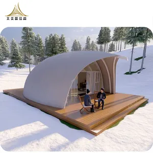 Tenda autonoma dell'hotel di forma di conchiglia della tenda di nuova progettazione per il ricorso da vendere