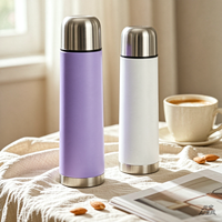 Botol Termos Vakum Stainless Steel Dinding Ganda Anti Bocor dengan Filter Yerba Mate 17oz 24oz