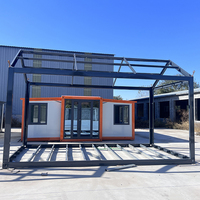 Maisons préfabriquées modernes en conteneurs à assembler soi-même, petites maisons préfabriquées en conteneurs prêtes à l'emploi