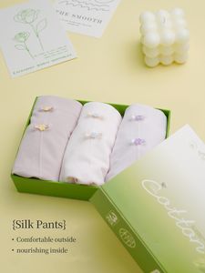 Ropa Interior Femenina al por Mayor, Bragas de Punto Sin Costuras, Antibacterianas, con Refuerzo, Cintura Media, Transpirables y Elásticas - Product Image 3