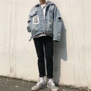 Chaqueta de Mezclilla Personalizada con Logotipo de Marca de Alta Calidad OEM, Chaqueta de Mezclilla para Hombre al por Mayor de Fábrica - Product Image 3