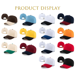 Casquette de baseball à 6 panneaux brodée avec logo personnalisé, ajustable, unisexe, en sergé, avec boucle métallique sur le panneau avant - Product Image 5