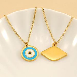 ZOGXIN Evil Eye Necklace Gold Chain Blue Pendant Women Fashion Jewelry Gift Party Accessory - Product Image 3