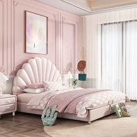 Rosegia Modernes Luxus-Schlafzimmermöbel Kunstleder-Polsterung Kingsize-Bett Birkenholzrahmen Zeitgenössisches Design mit Stauraum